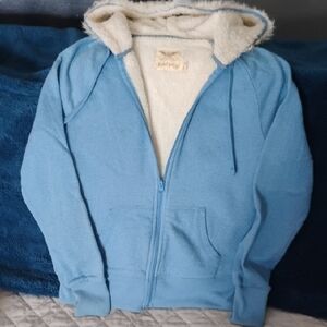 Faded Glory Cream Sherpa Jacket